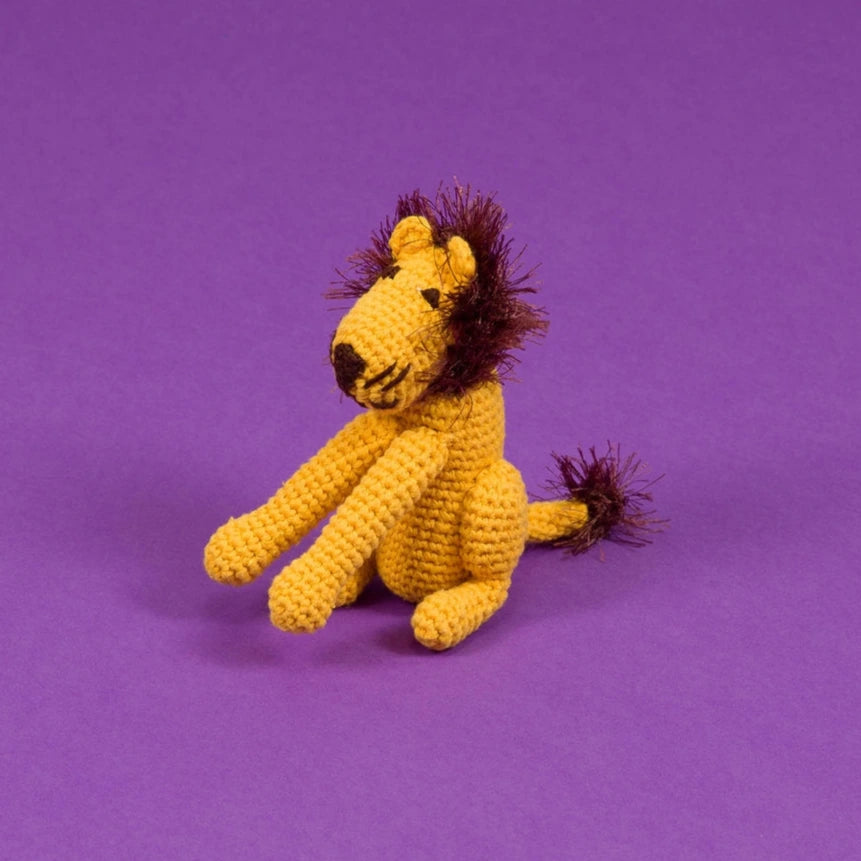 Peluche pour chien lion