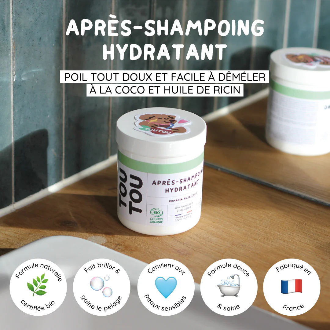 Après-Shampoing Hydratant pour chien