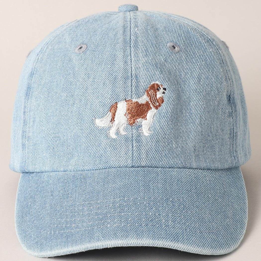 Casquette Beagle Cavalier King Charles Denim