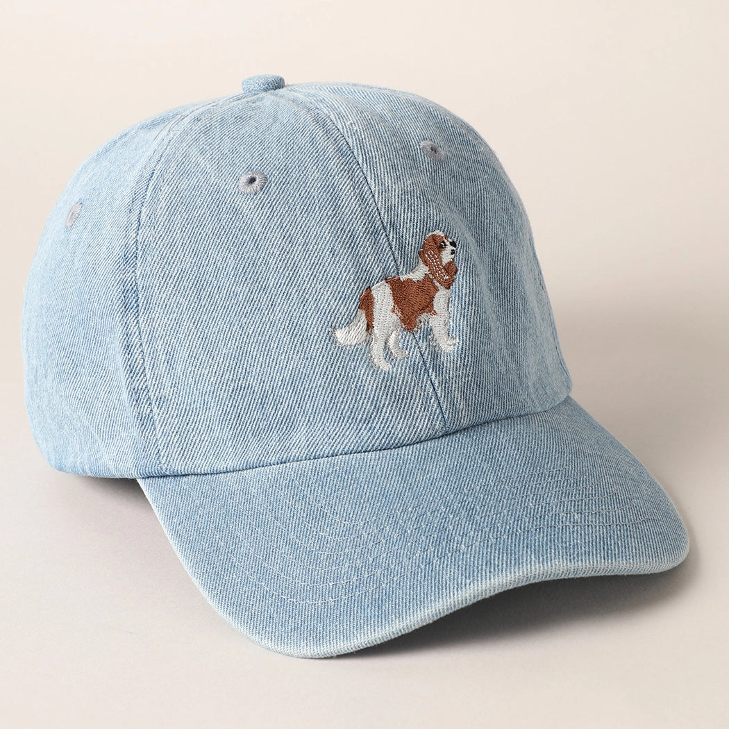 Casquette Beagle Cavalier King Charles Denim