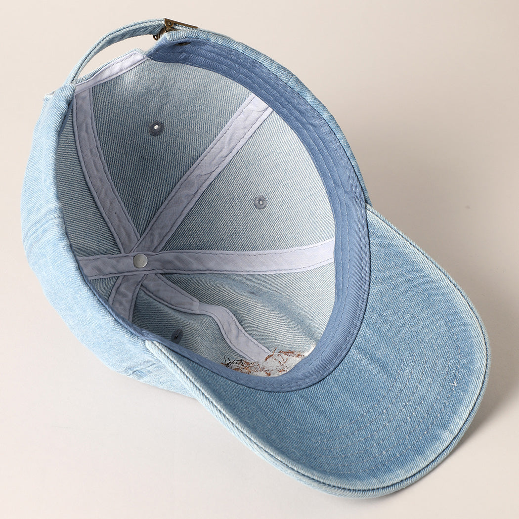 Casquette Cavalier King Charles Denim
