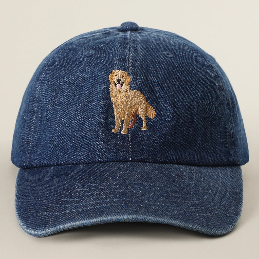 Casquette Golden Retriever Denim