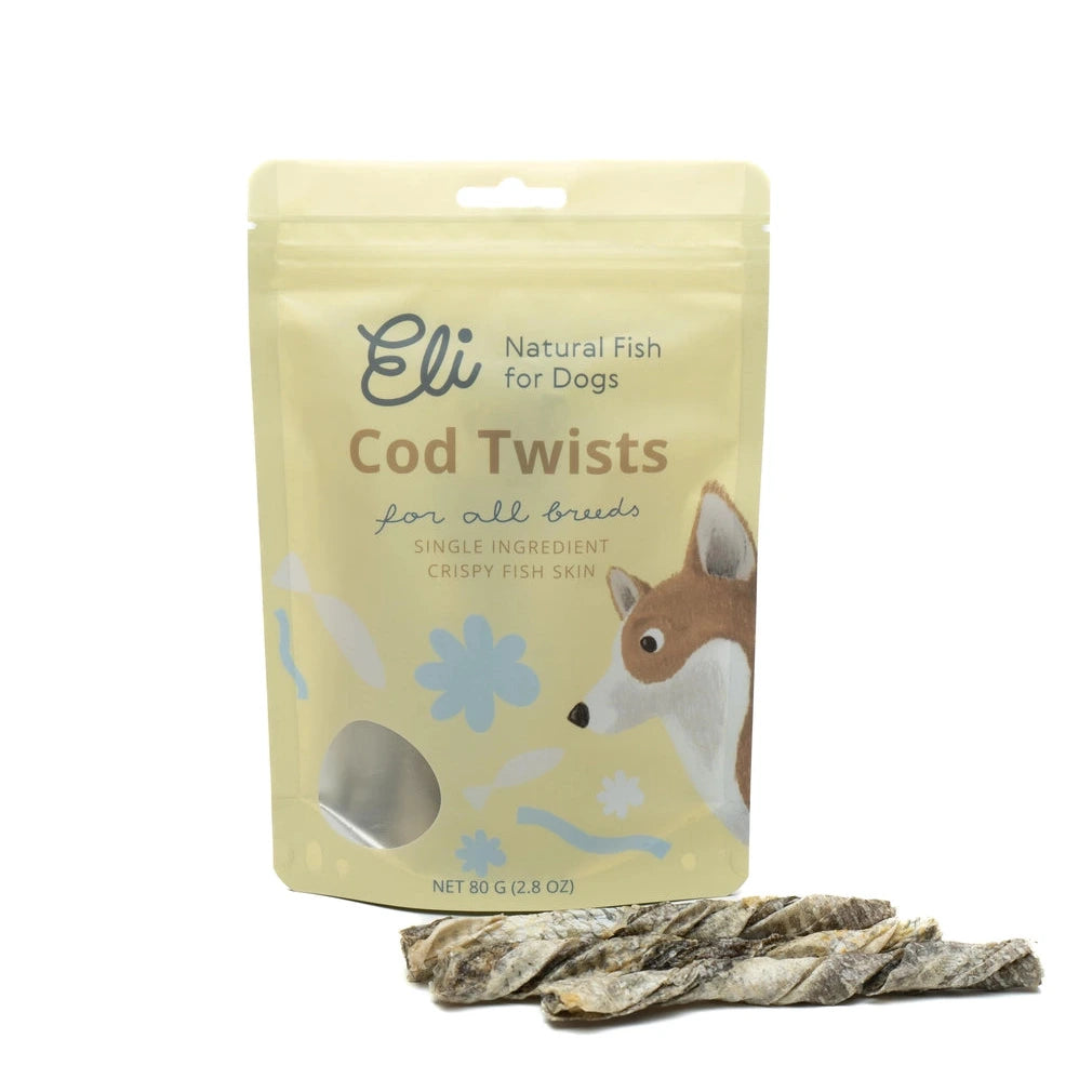 Torsades peau de morue mastication naturelle pour chiens