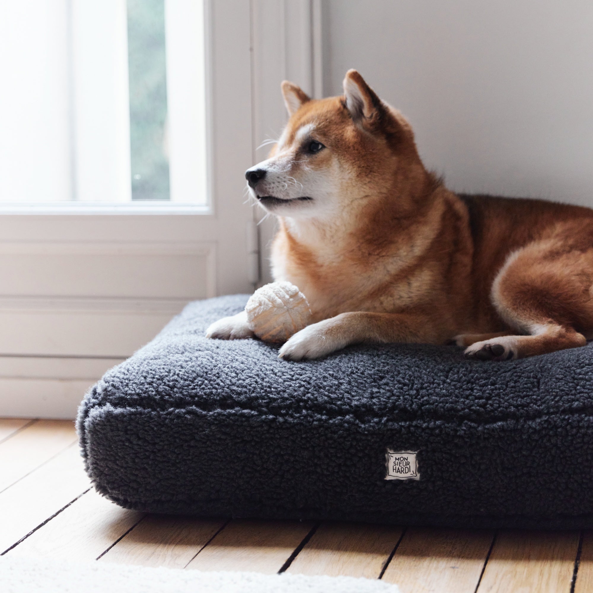 Coussin pour chien en Polaire Sherpa