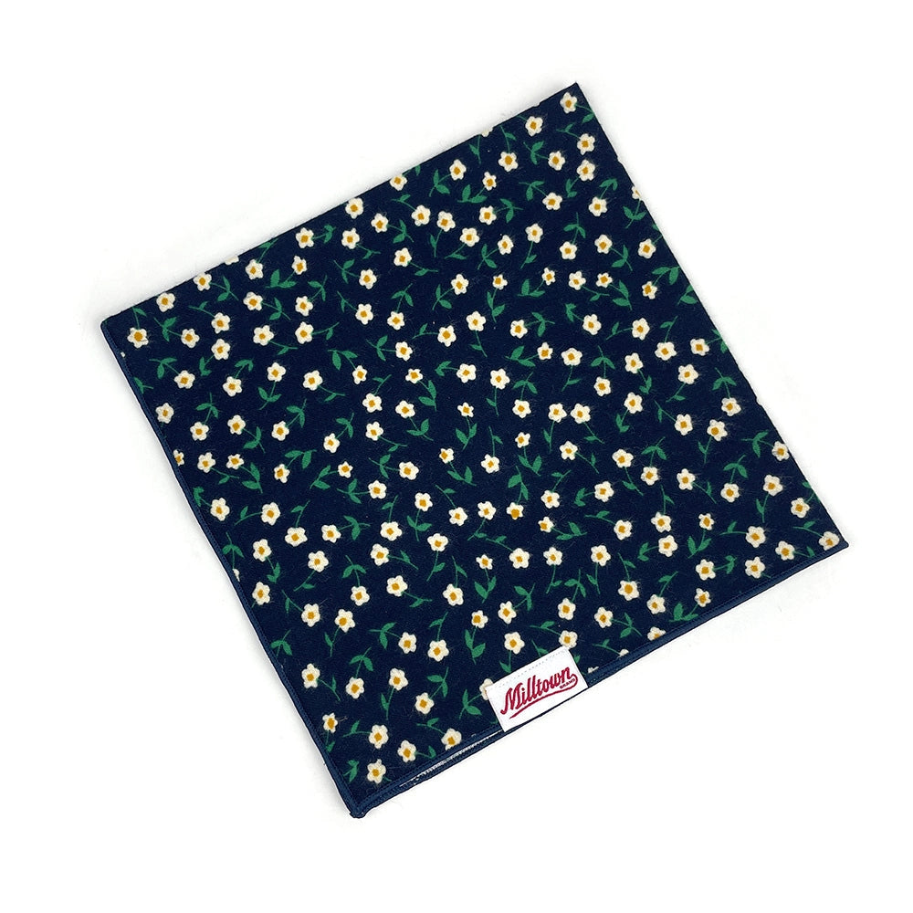 Bandana Fleurs Marguerites Bleues