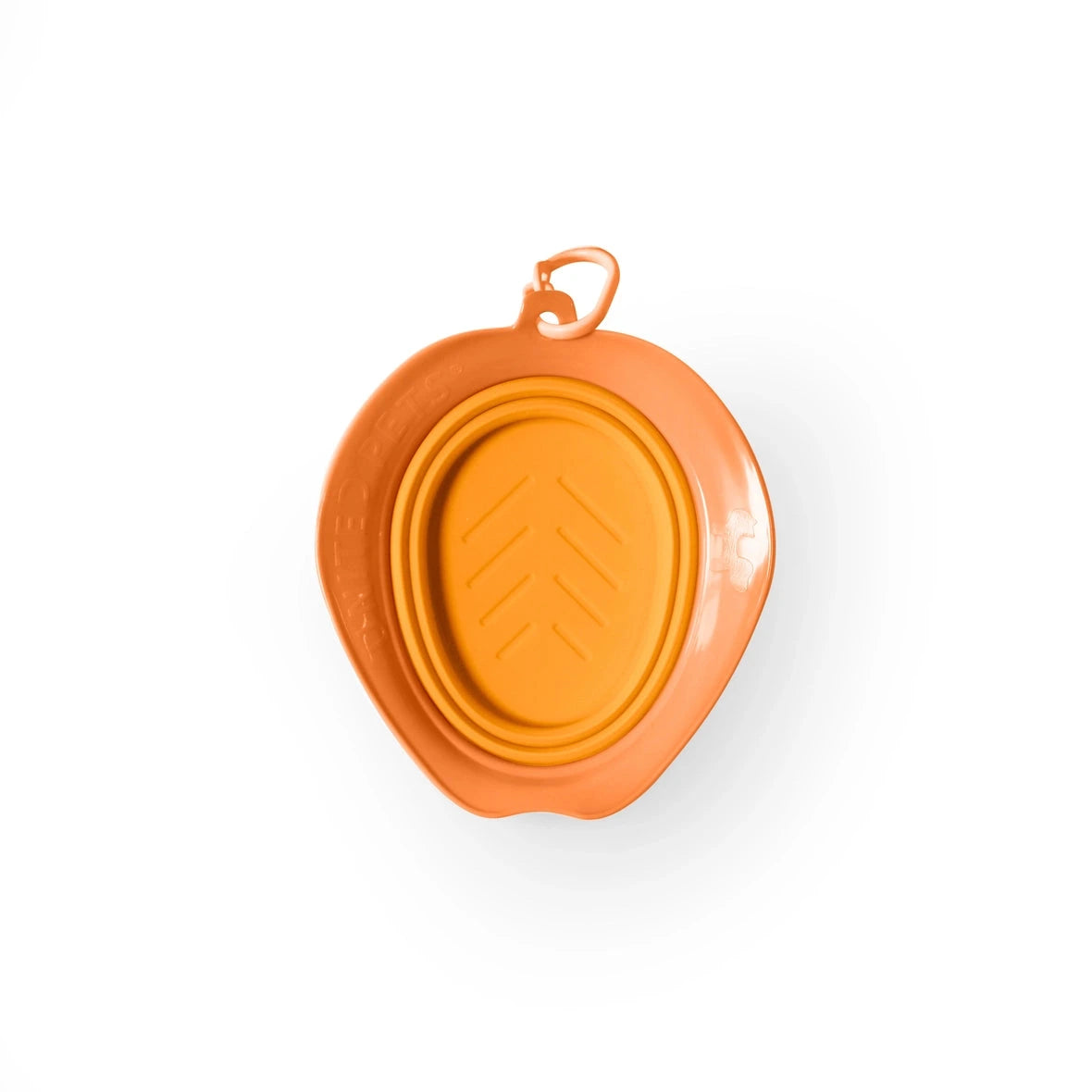 Bol retractable pour chien orange