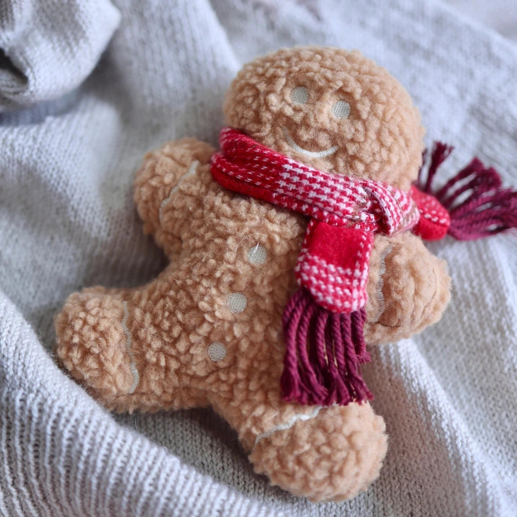 Peluche pour chien Bonhomme en pain d'épice