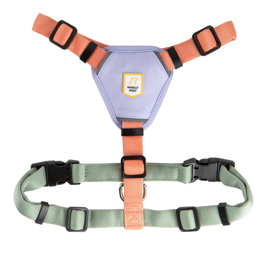 Harnais Colorblock Saumon/Rose