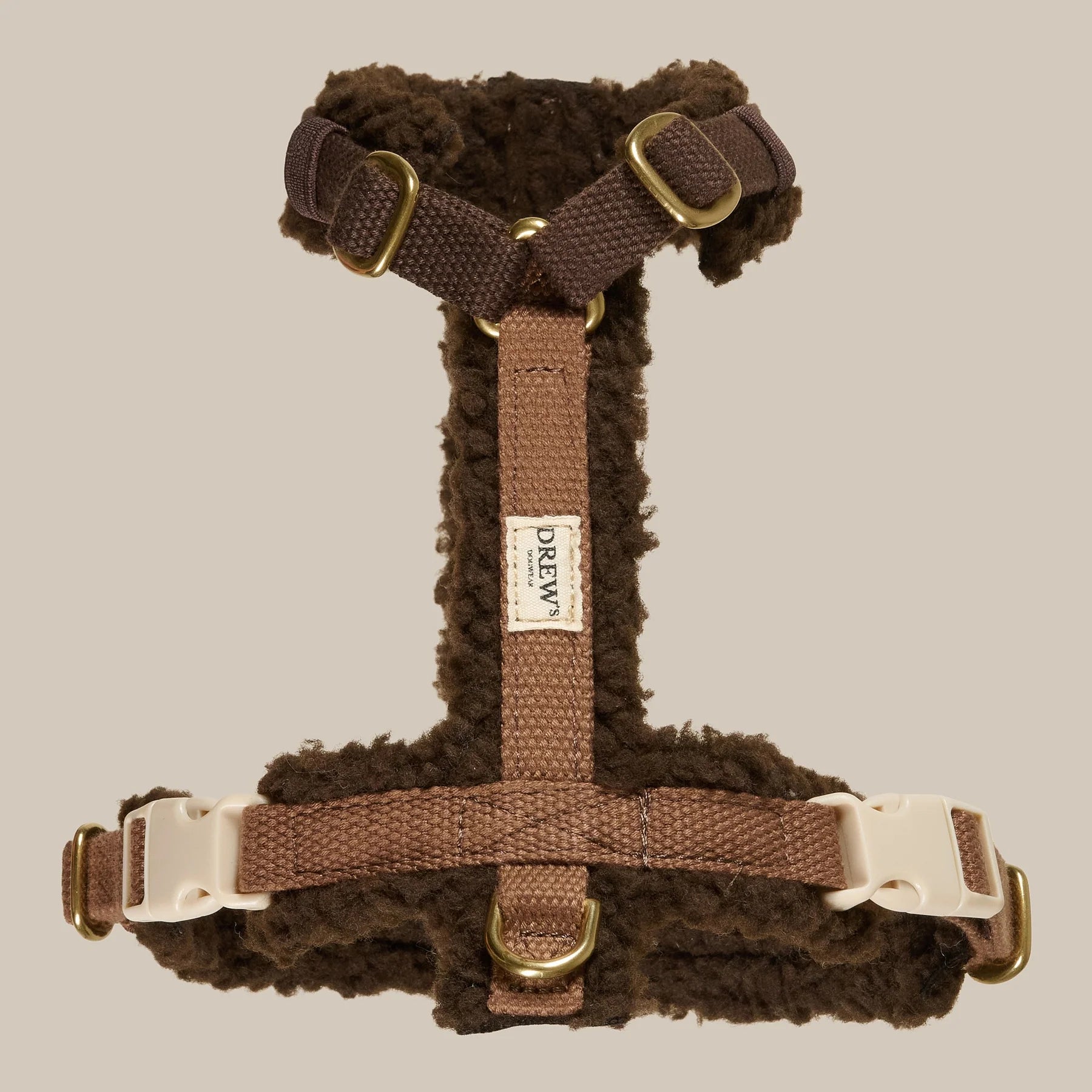Harnais pour chien teddy Marron Drews Dogwear