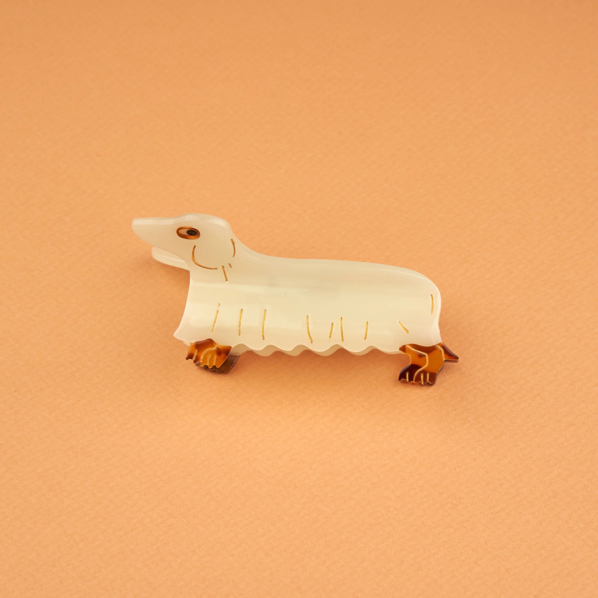 Coucou Suzette Pince À Cheveux CORGI chien 1 pc barrette 7 x 5 x 2 cm Coucou Suzette Pince À Cheveux CORGI chien 1 pc barrette 7 x 5 x 2 cm