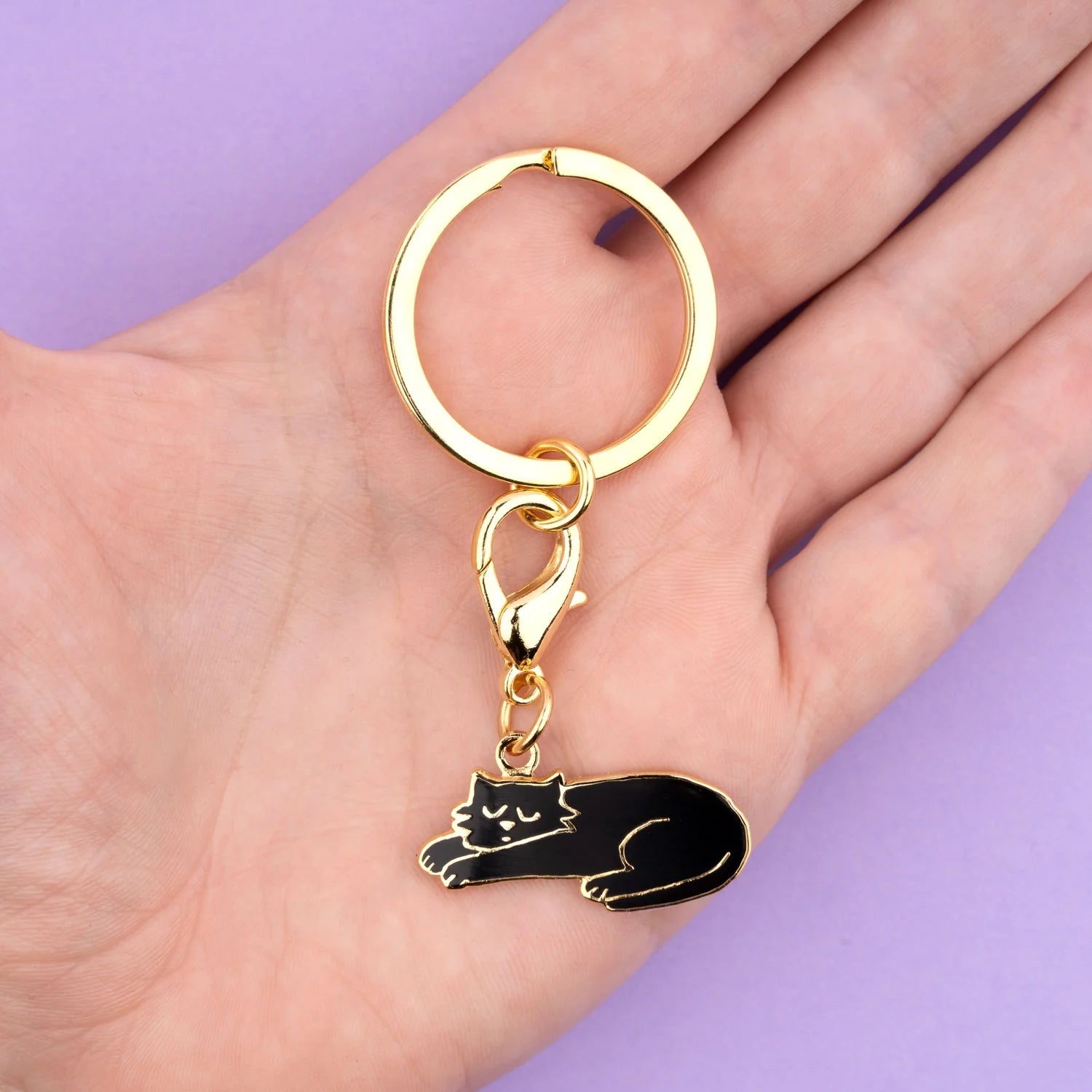 Porte-Clé Chat Noir