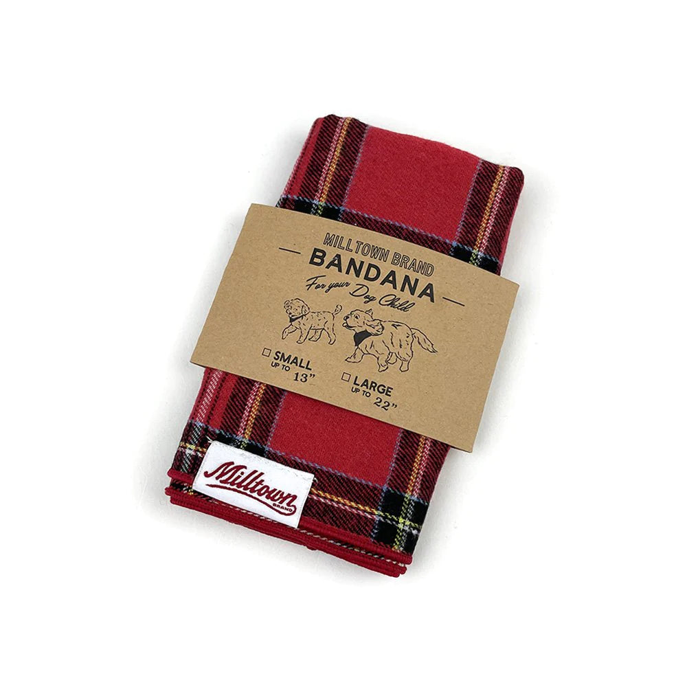 Bandana Tartan rouge