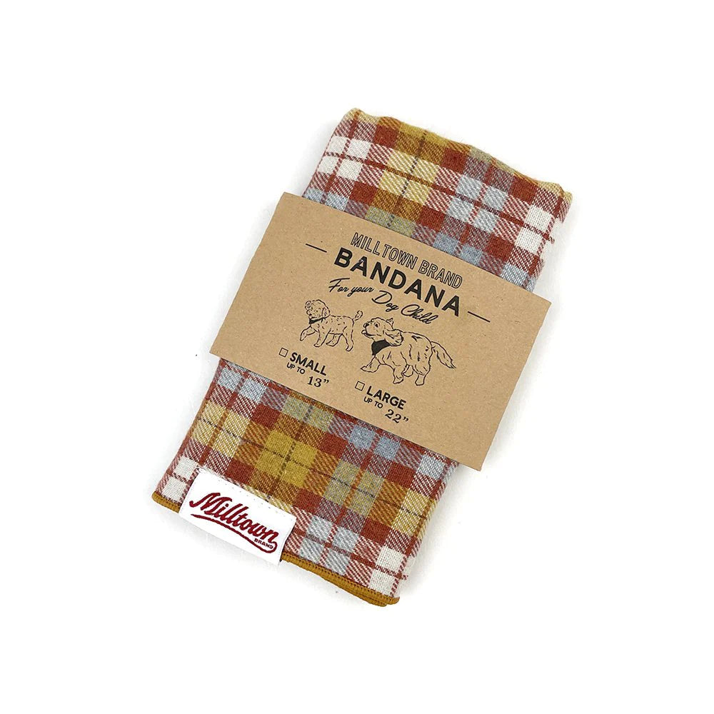 Bandana Tartan Orange