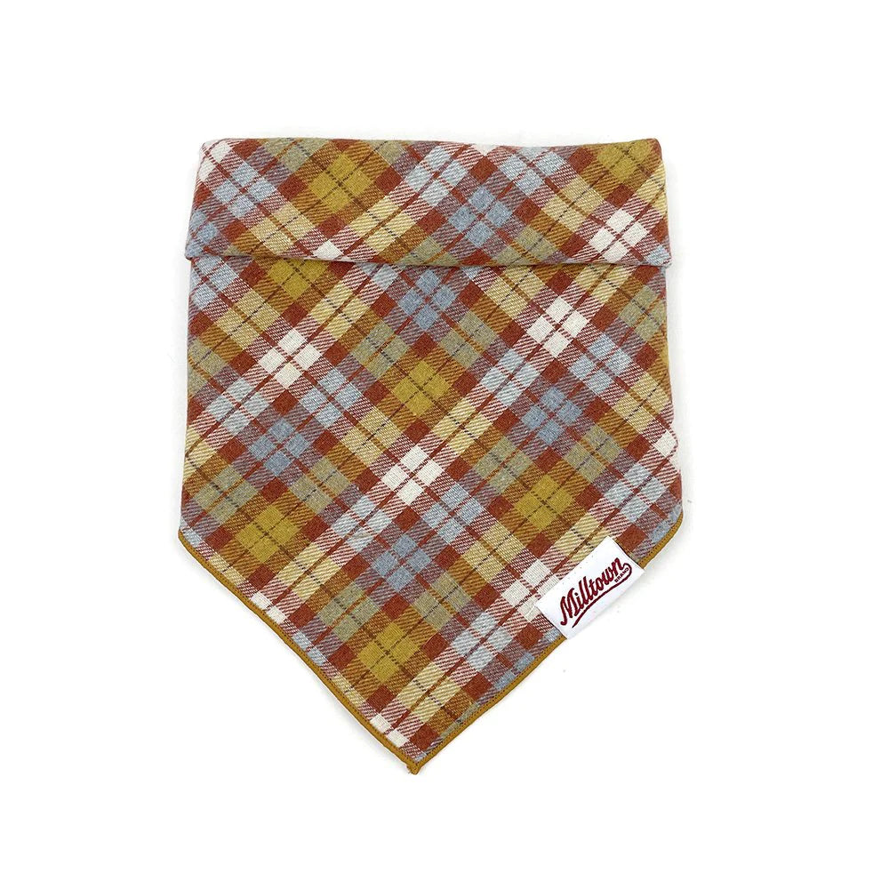 Bandana Tartan Orange