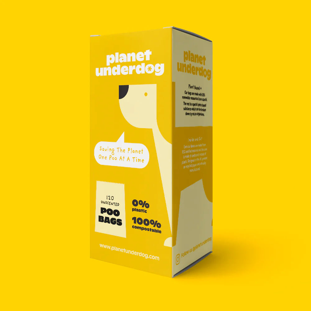 Sacs à dejection compostables pour chiens
