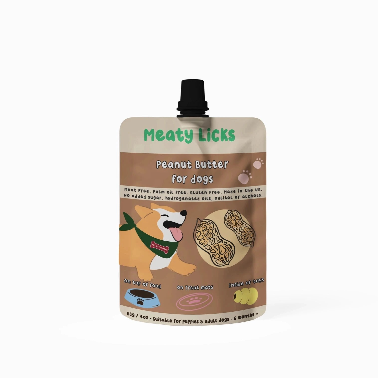 Beurre de cacahuète pour chien