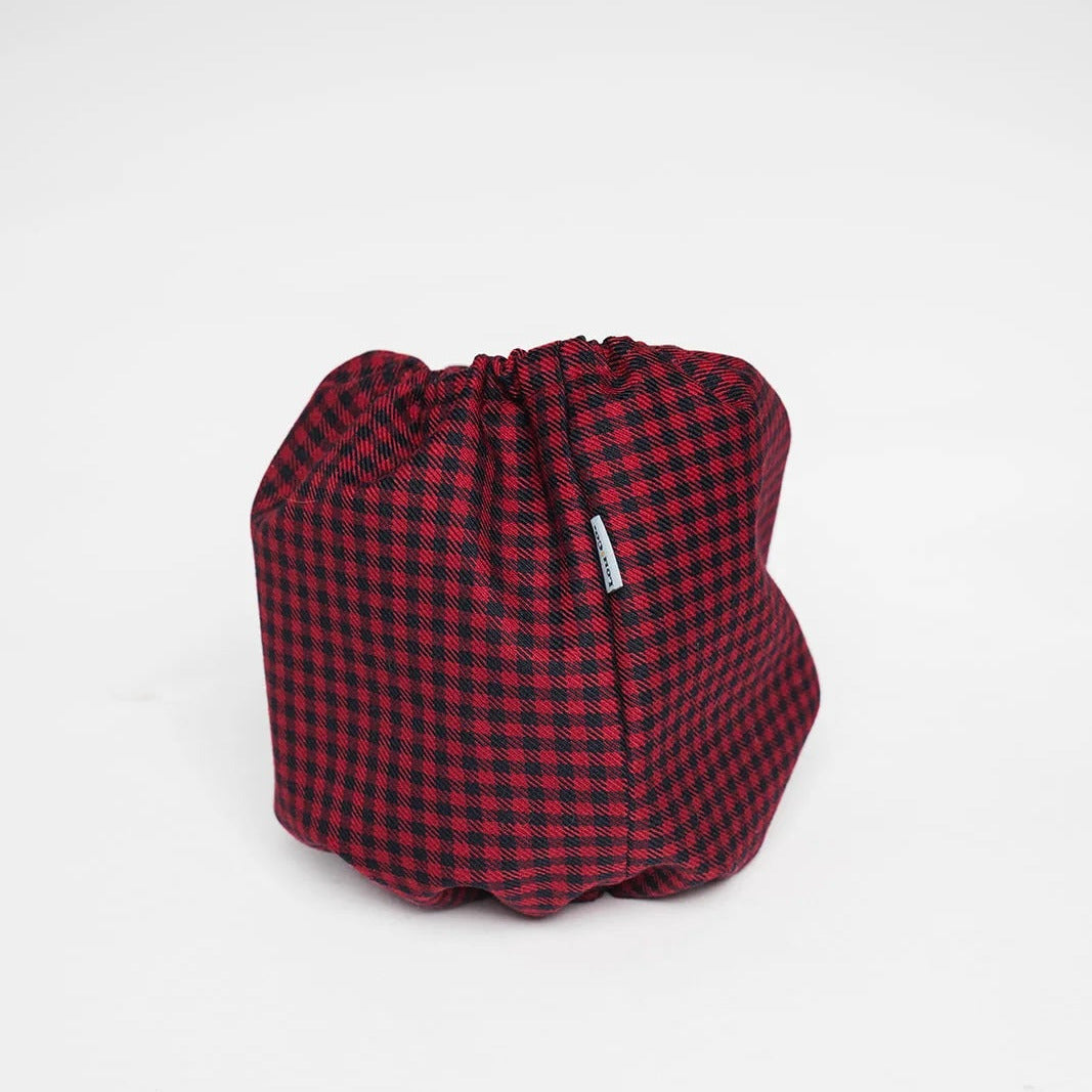 Snood imperméable Rouge & Noir à carreaux