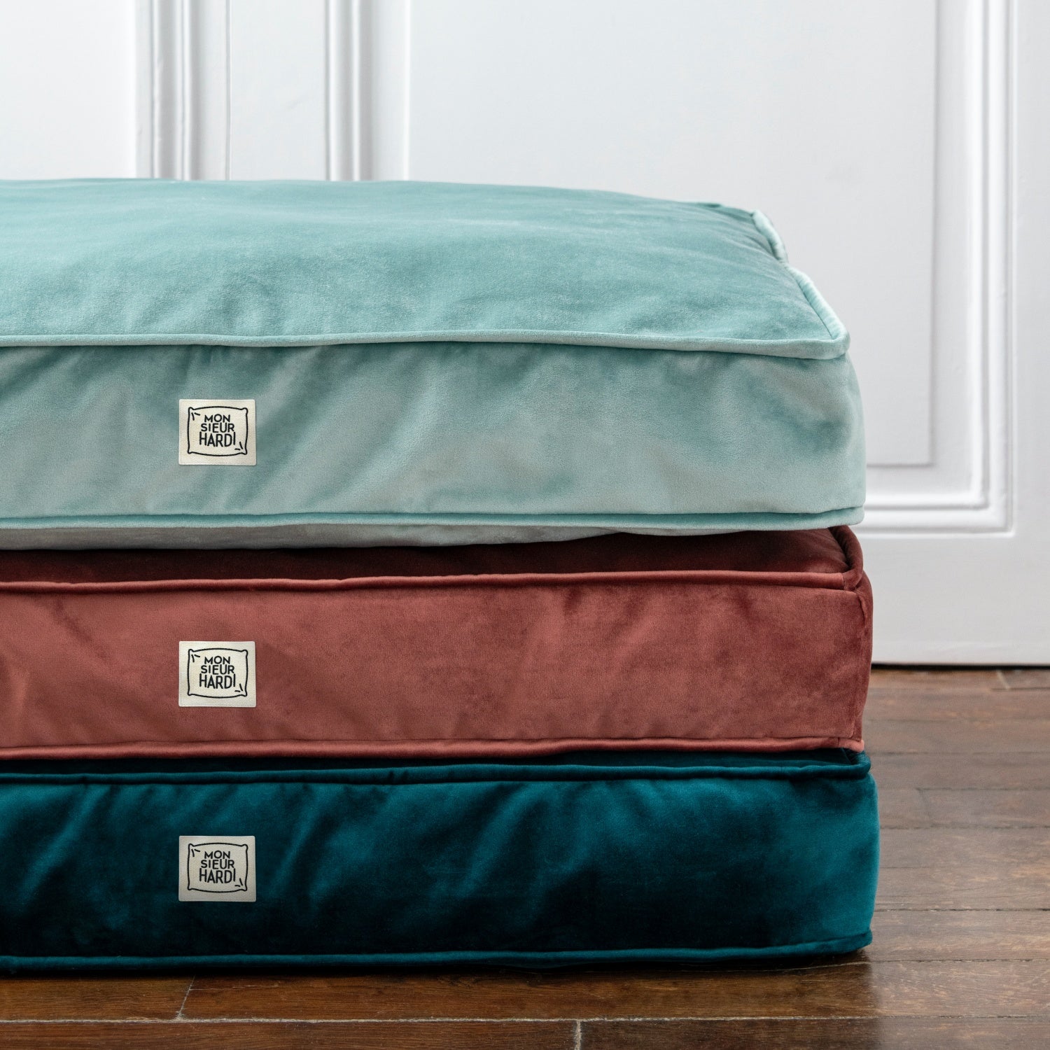 Coussin pour chien velours rectangleCoussin pour chien velours rectangle