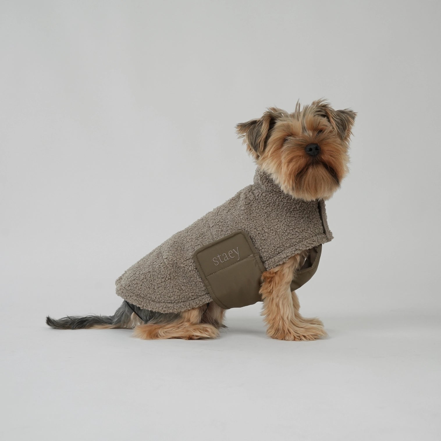 Manteau Teddy Taupe