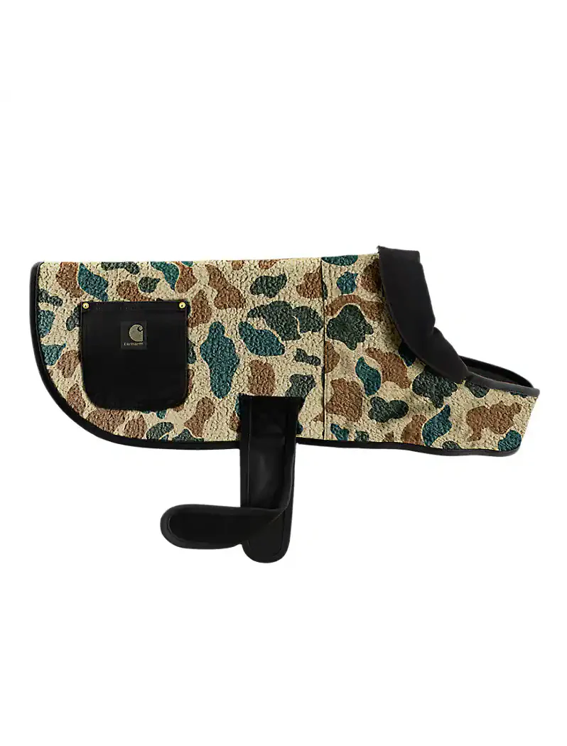 Manteau Sherpa Plaid Dog Chore Coat