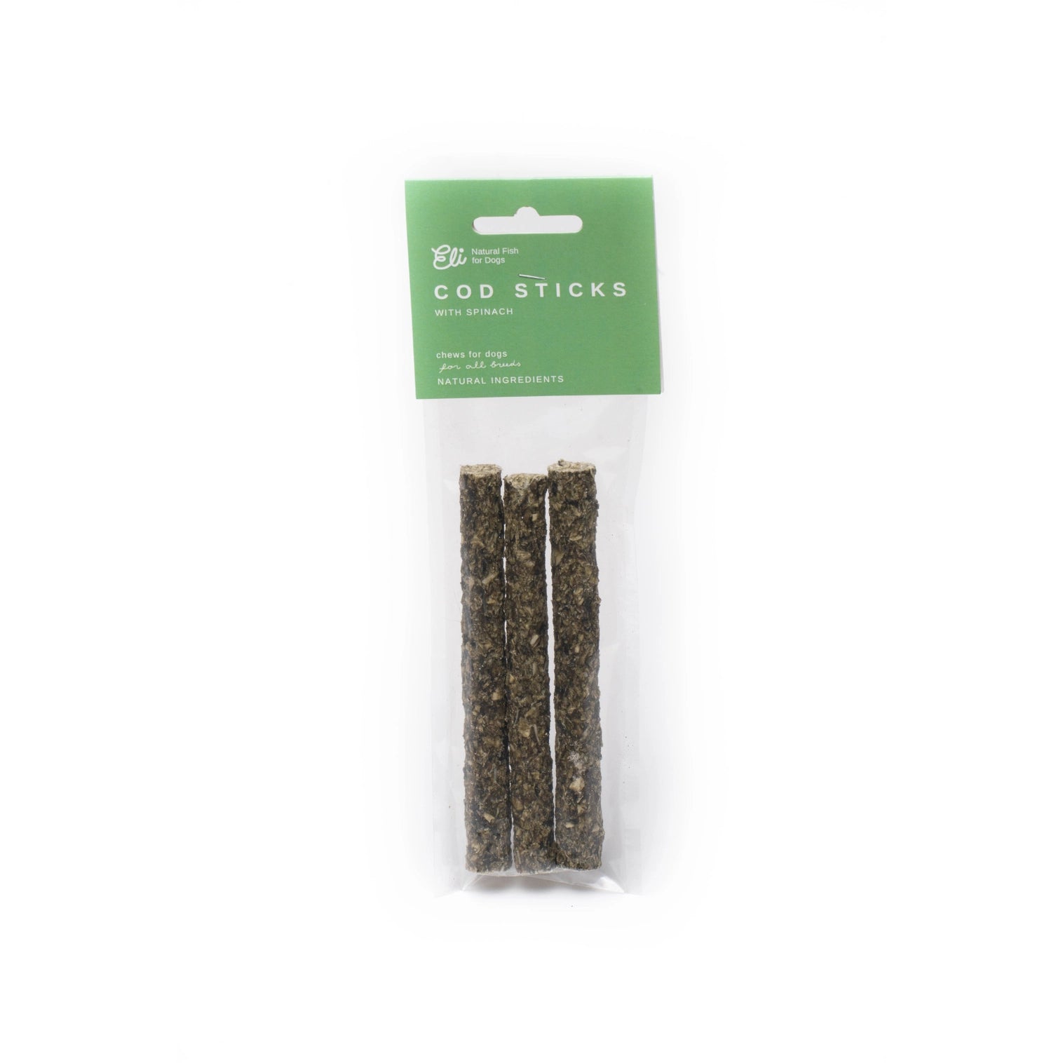 Stick poisson epinards pour chiens et chiots