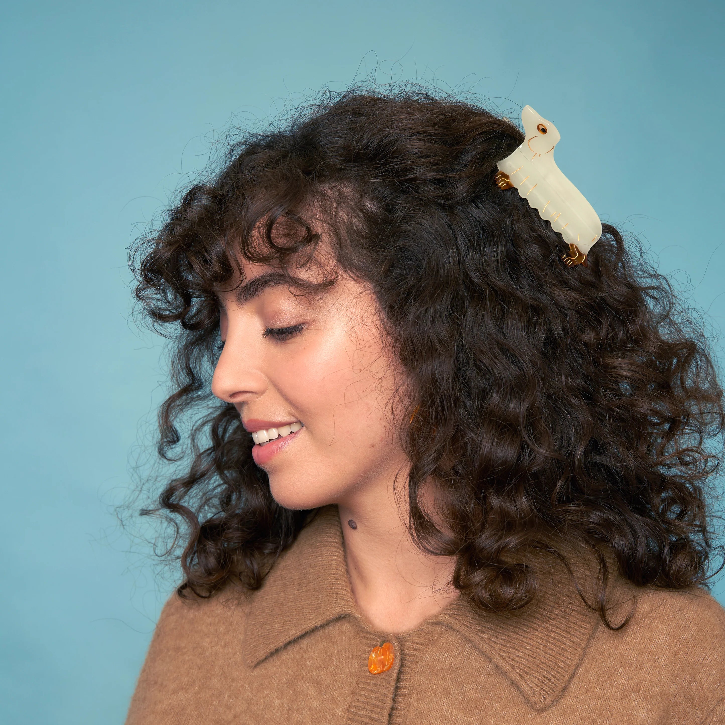 Pince à cheveux Teckel Fantôme