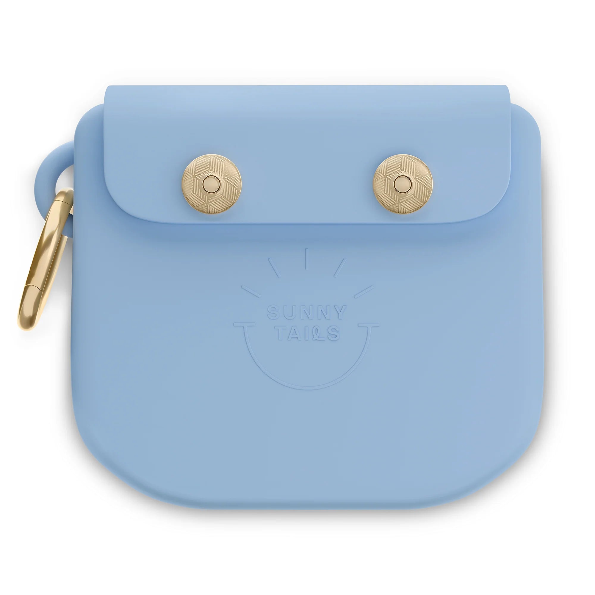 Pochette à friandises en silicone bleu clair