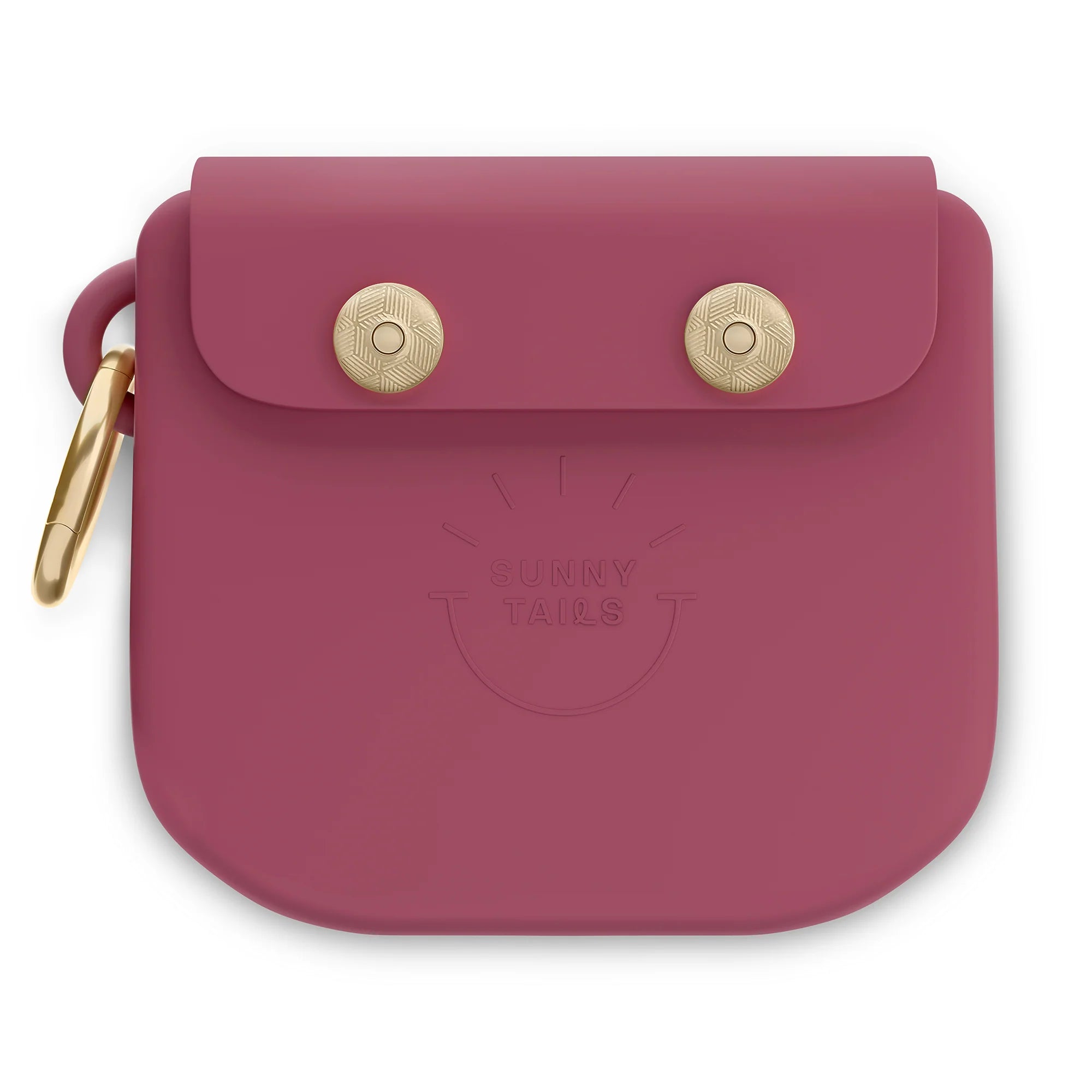 Pochette à friandises en silicone bordeaux