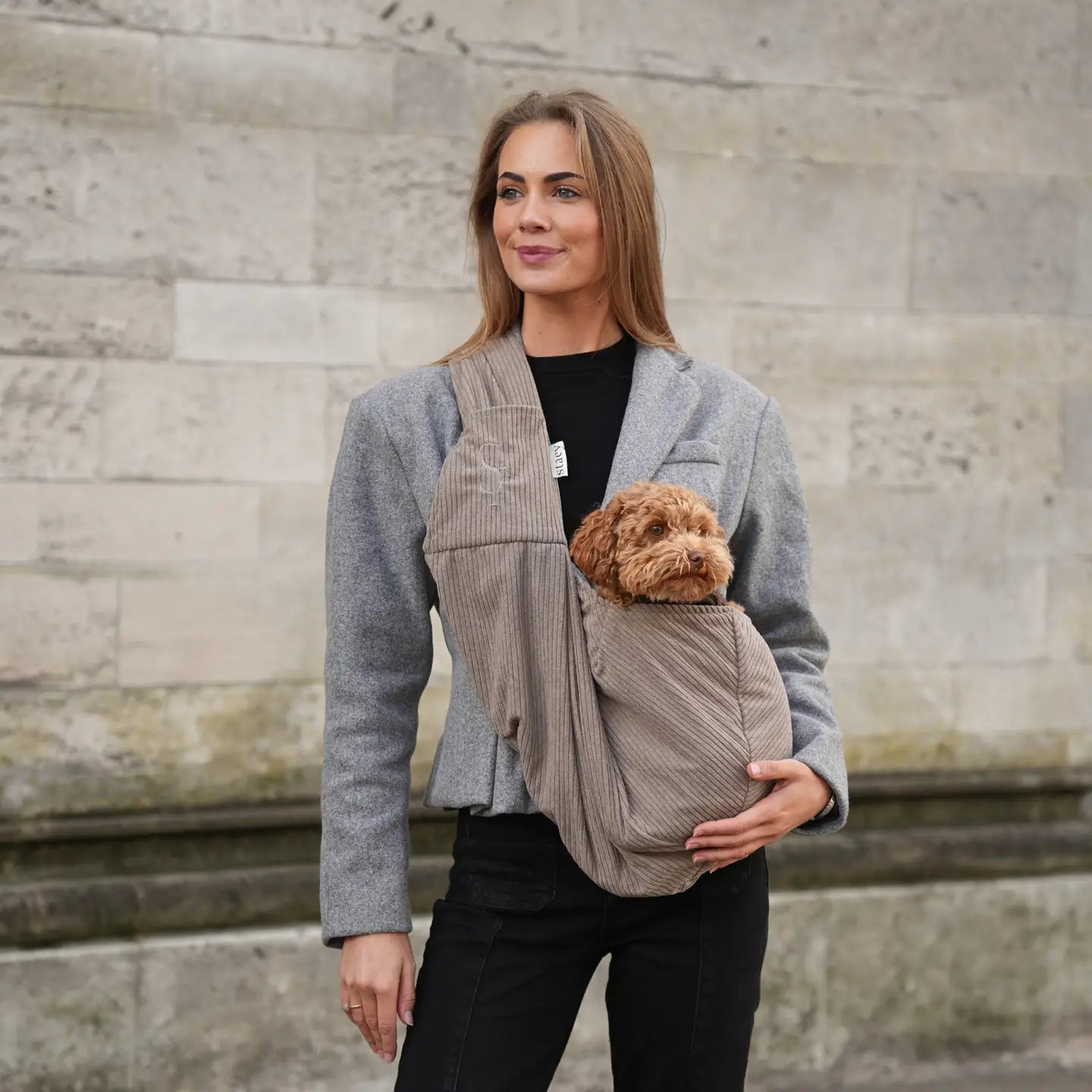 Sac bandoulière velours