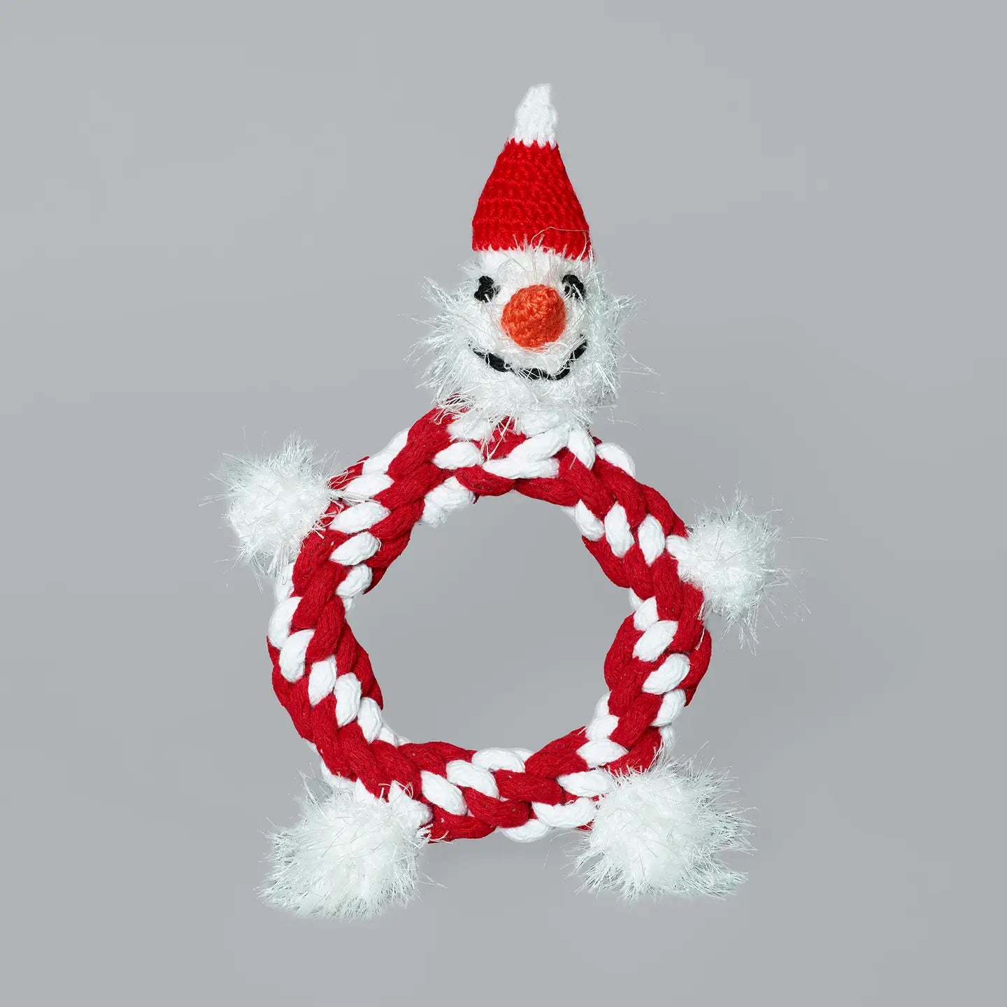 Jouet pour chien en corde de noel